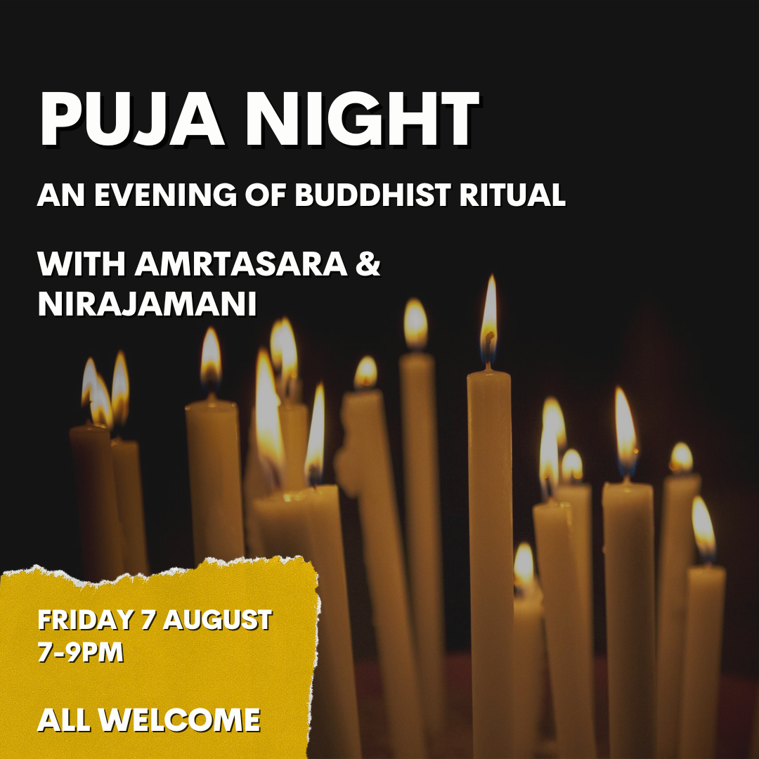 puja night aug tile meditation